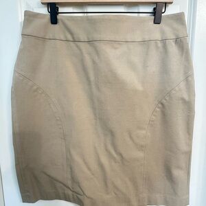 Banana Republic Beige Pencil Skirt